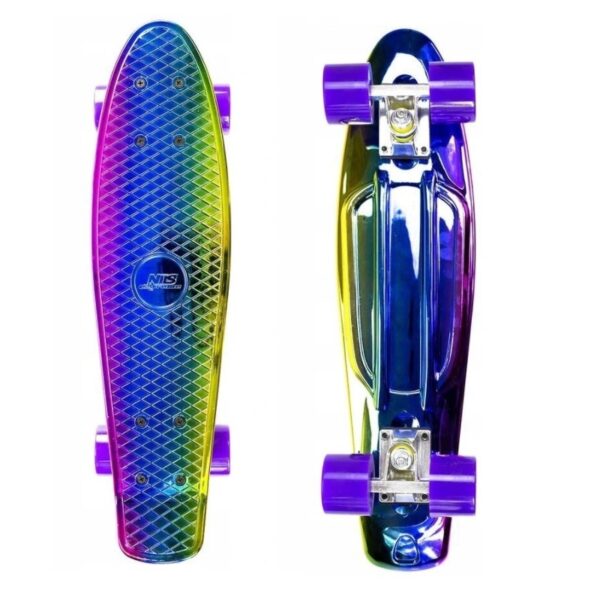 Extreme Penny Skateboard Rainbow Style